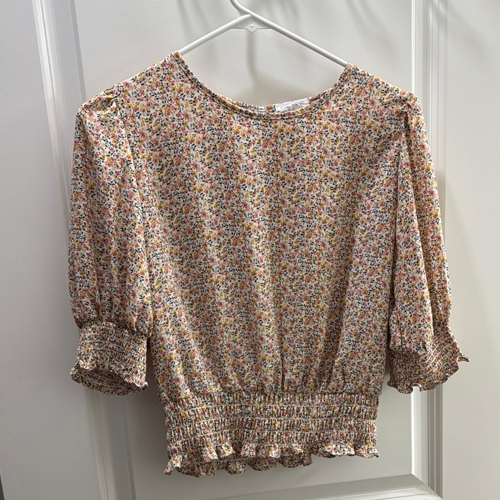 Floral Print Women's Top